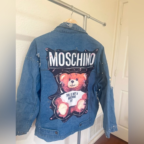 Moschino Oversized Denim Jacket - Picture 2 of 6